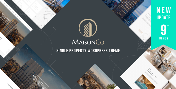 MaisonCo 2.0.3 – Single Property WordPress Theme