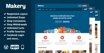 Makery 1.24 – Marketplace WordPress Theme