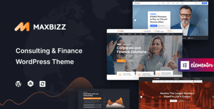 Maxbizz 1.1.3 – Consulting & Financial Elementor WordPress Theme