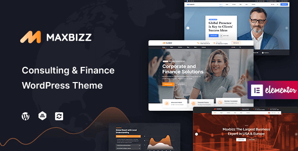 Maxbizz 1.2.3.9 – Consulting & Financial Elementor WordPress Theme