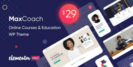 MaxCoach 2.5.1 – Online Courses & Education WP Theme