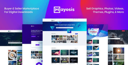 Mayosis 3.7.5 – Digital Marketplace WordPress Theme
