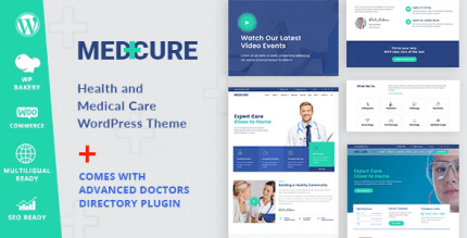 Medcure 1.1.1 – Health and Medical Care WordPress Theme