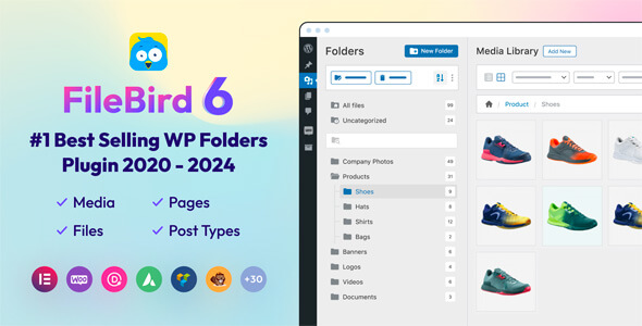 FileBird Pro 6.2 NULLED – Media Categories Folders File Manager for WordPress