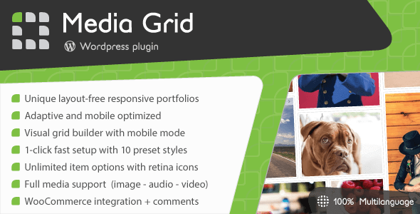 Media Grid 7.0.13 – WordPress Responsive Portfolio
