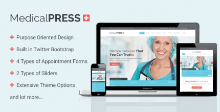 MedicalPress 3.5.2 – Health and Medical WordPress Theme