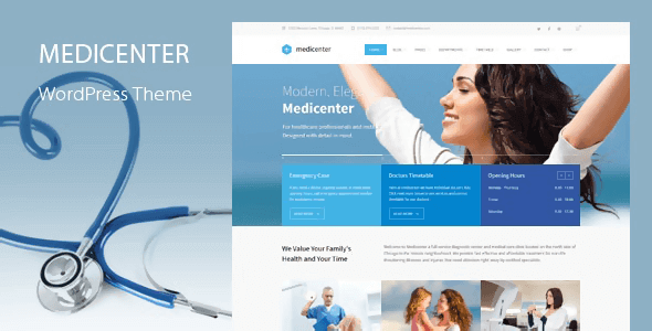 MediCenter 14.3 – Health Medical Clinic WordPress Theme