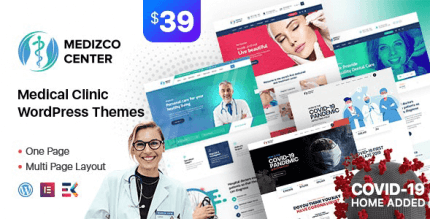 Medizco 3.5.2 NULLED – Medical Health & Dental Care Clinic WordPress Theme