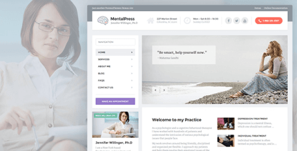 MentalPress 1.11.4 – WP Theme for your Medical or Psychology Website NULLED