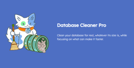 Database Cleaner Pro 1.0.3 NULLED – The best WordPress plugin to clean your database