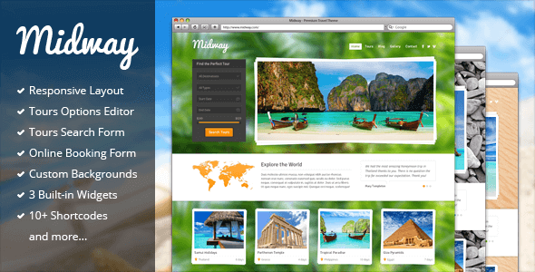 Midway 3.13 – Responsive Travel WP Theme