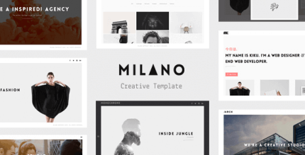 Milano 5.8 – Creative Minimal WordPress Theme