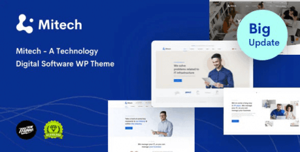 Mitech 1.9.3 – Technology IT Solutions & Services WordPress Theme