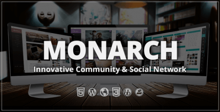 Monarch 2.0 – Innovative WordPress Community Theme