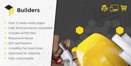Builders 1.3.14 – WordPress Theme For Construction Websites, Architectural Firms