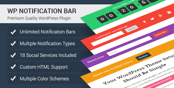 WP Notification Bar 1.2.1