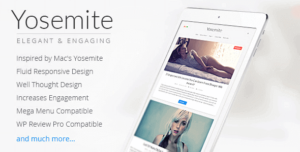 Yosemite 1.3.1 – Beautiful Presonal WordPress Blog Theme