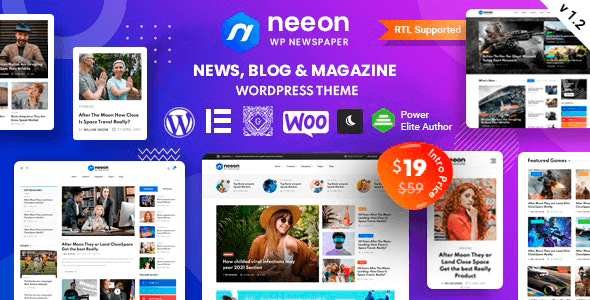 Neeon 2.2 NULLED – WordPress News Magazine Theme