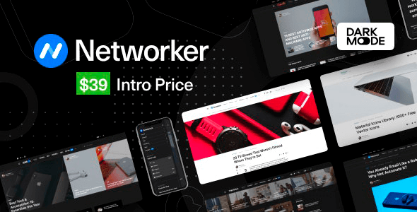 Networker 1.2.0 NULLED – Tech News WordPress Theme with Dark Mode