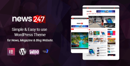 News247 3.0.2 – News Magazine WordPress Theme