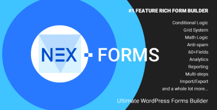 NEX-Forms 7.9.7 NULLED – The Ultimate WordPress Form Builder + Addons Bundle