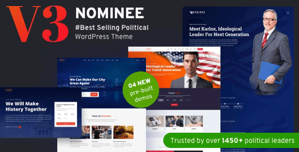 Nominee 3.8 – Theme for Candidate Political Leader