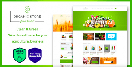 Organic Store 1.6.5 – Organic Food & Eco Products WordPress Theme + RTL