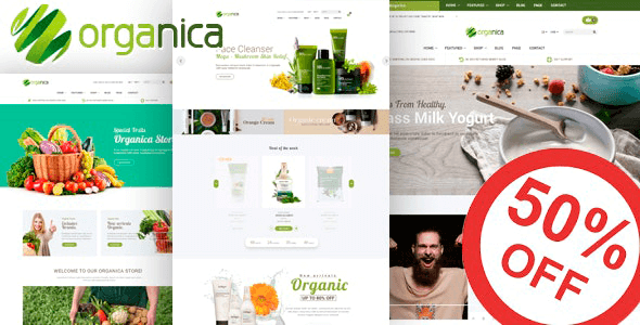 Organica 1.5.9 – Organic, Beauty, Natural Cosmetics, Food, Farn and Eco WordPress Theme