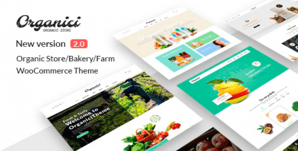 Organici 2.0.9 – Organic Store Bakery WooCommerce Theme