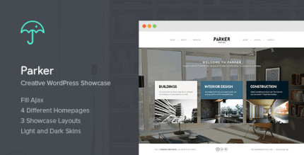 Parker 1.5.1 – Creative WordPress Showcase