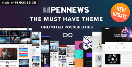 PenNews 6.6.4 NULLED – Multi-Concept News/Magazine AMP WordPress Theme