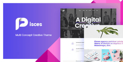 Pisces 2.6.0 – Multi Concept Creative Theme