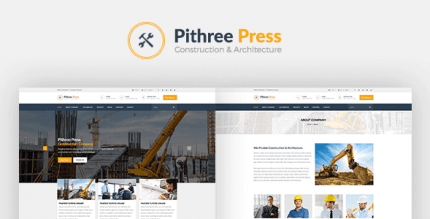 Pithree 2.0 – Construction & Building WordPress Theme
