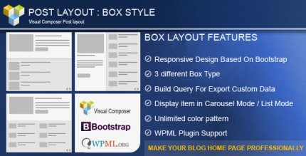 Post Layout Box Style for Visual Composer 2.7