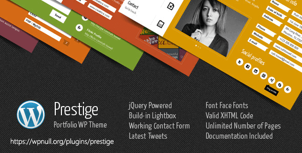 Prestige 6.2 – Portfolio WordPress Theme