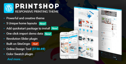 Printshop 4.6.0 – WordPress Responsive Printing Theme