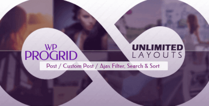 Pro Grid 2.5 – Ajax Post Custom Post Display + Filter