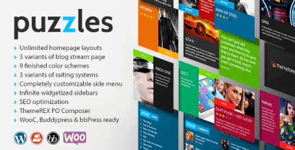 Puzzles 4.2.6 – WordPress Magazine/Review with WooC