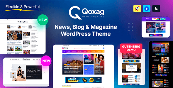 Qoxag 2.0.3 – WordPress News Magazine Theme
