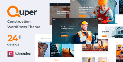 Quper 1.12 – Construction and Architecture WordPress Theme