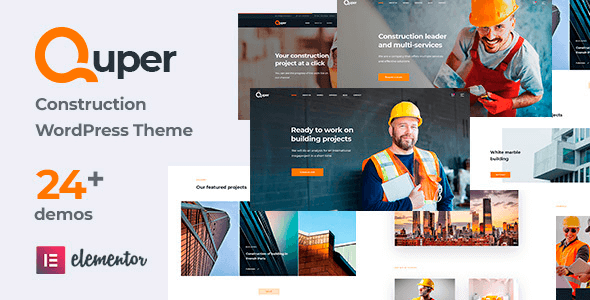 Quper 1.13 – Construction and Architecture WordPress Theme