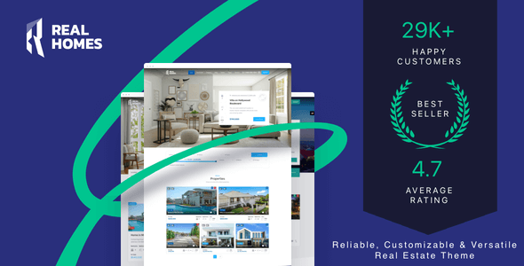 Real Homes 4.3.8 NULLED – WordPress Real Estate Theme