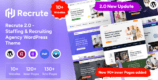 Recrute 2.0.0 – Staffing & Recruiting Agency WordPress Theme