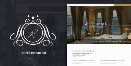 Reda 1.2.3 – Hotel & Restaurant WordPress Theme