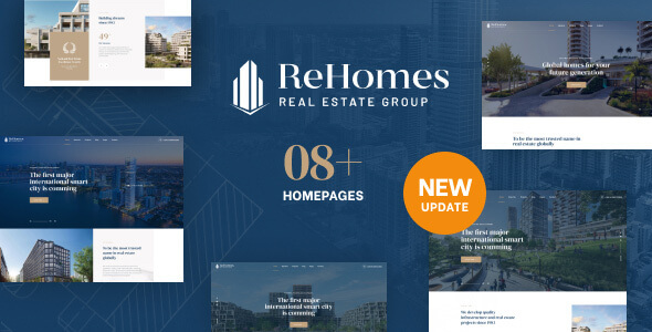 Rehomes 2.0.7 – Real Estate Group WordPress Theme