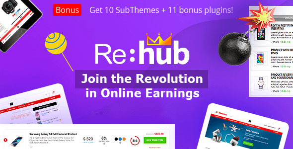 REHub 19.5 NULLED – Directory Shop Coupon Affiliate Theme