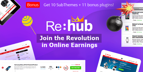 REHub 19.6.3 NULLED – Directory Shop Coupon Affiliate Theme