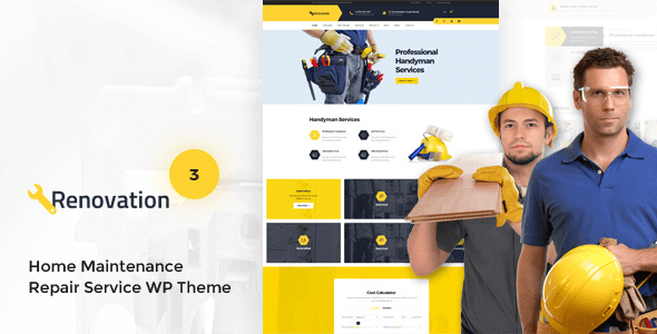 Renovation 4.4.6 – Home Maintenance Repair Service Theme