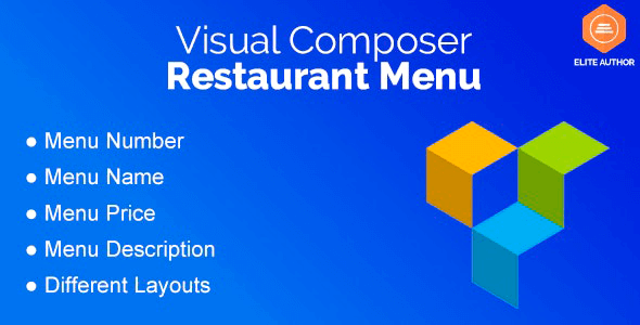 Restaurant Menu for Visual Composer 1.0.6