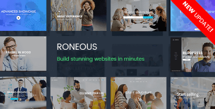 Roneous 2.0.2 – Creative Multi-Purpose WordPress Theme